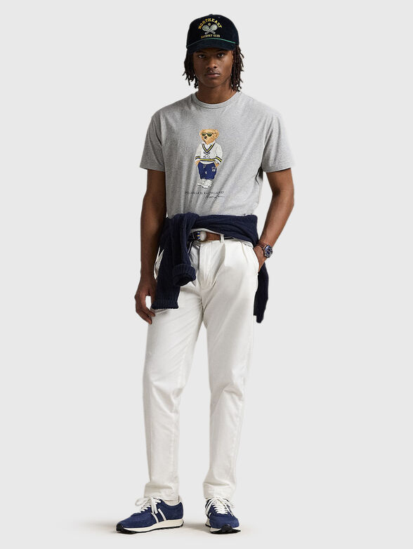 Polo Bear print cotton T-shirt - 1