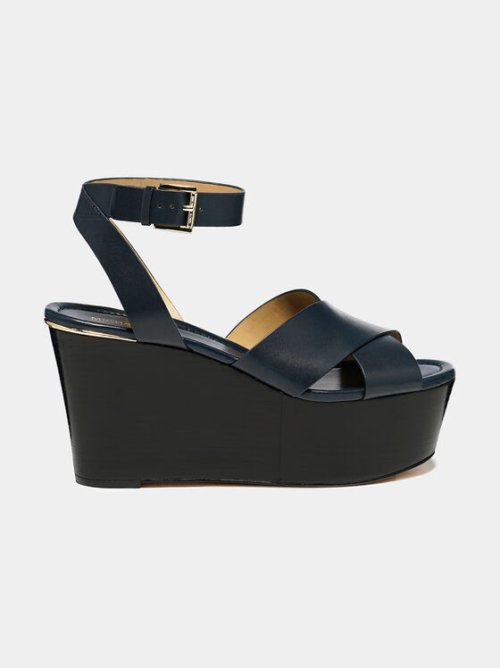 ABBOTT Leather wedge - 1