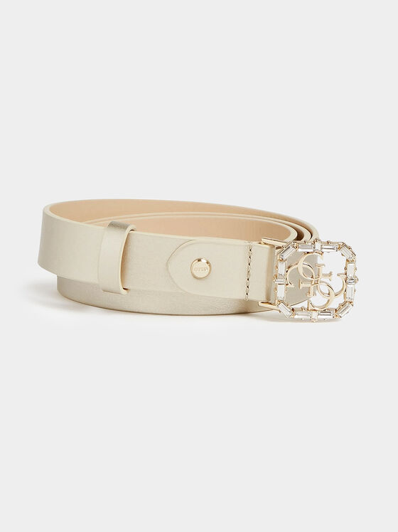 Belt with gemstones on the buckle - 1