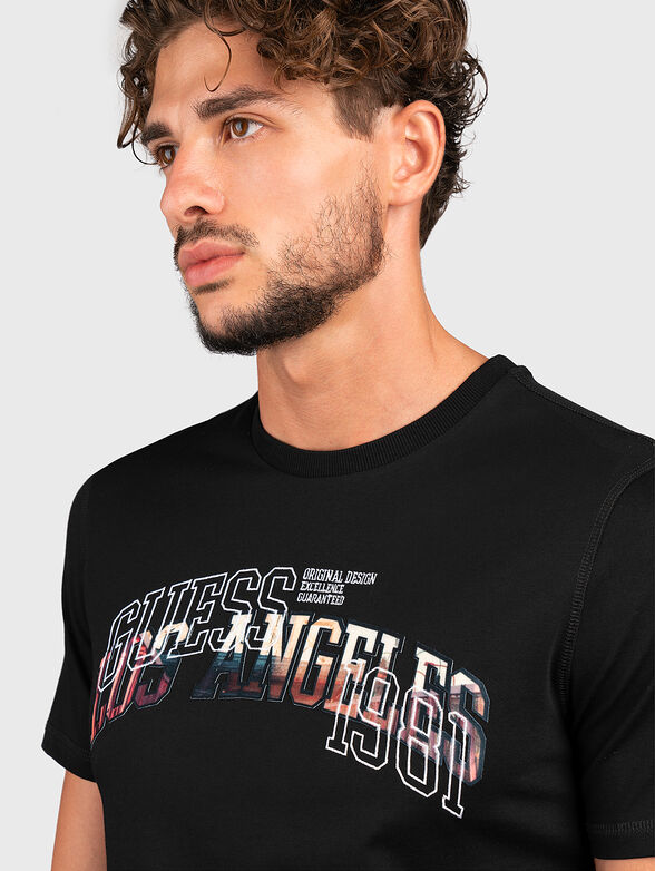 Cotton T-shirt with embroidered logo - 4