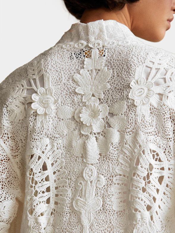 Long lace cardigan - 4