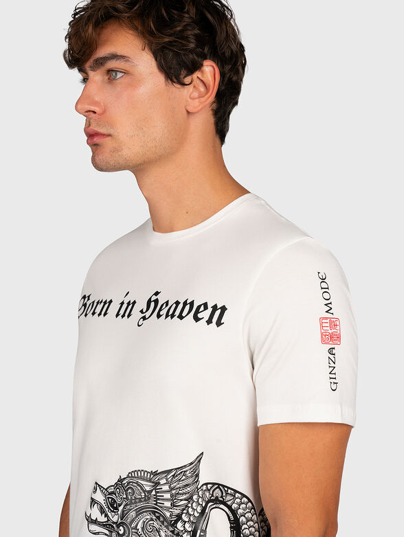 GMTS 089 T-shirt with contrasting print - 4