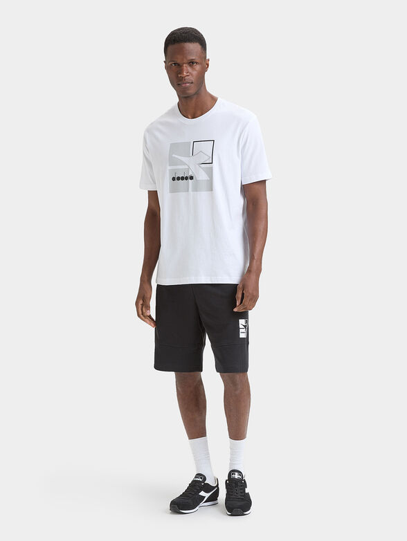 Cotton T-shirt with logo print - 4