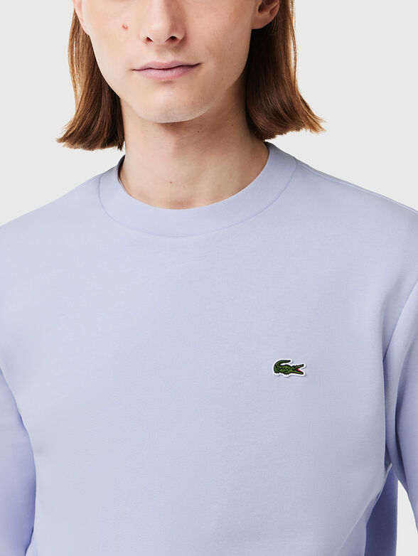 Black sweatshirt with logo accent  - 4