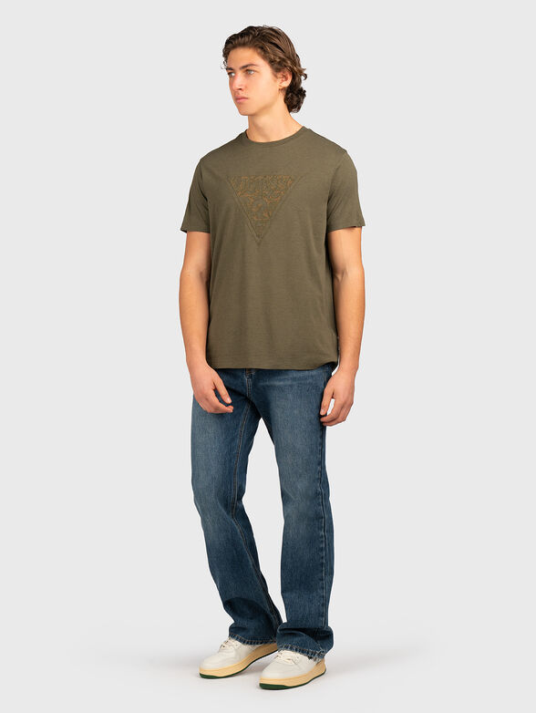 T-shirt with logo embroidery - 2