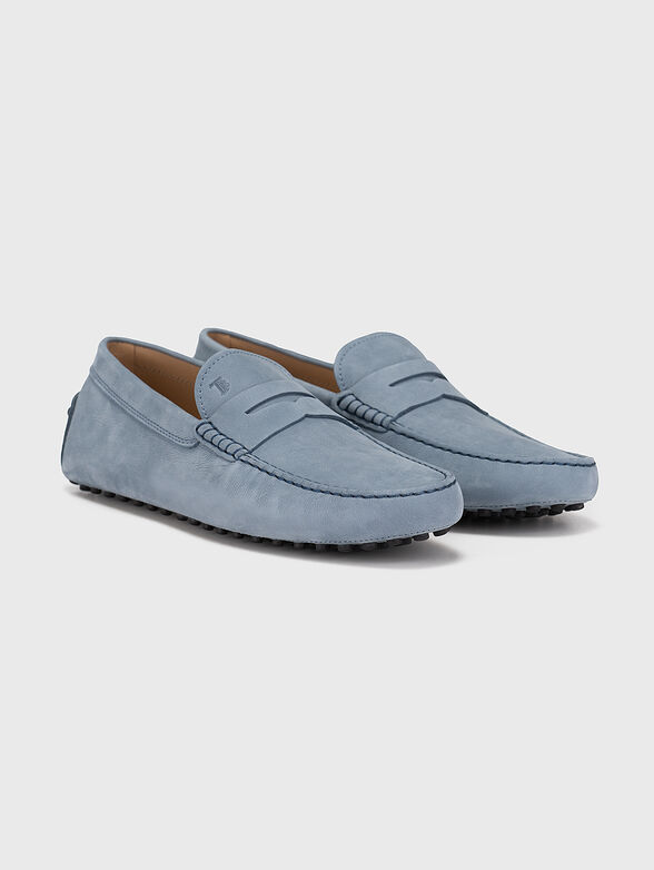 NUOVO blue loafers - 1