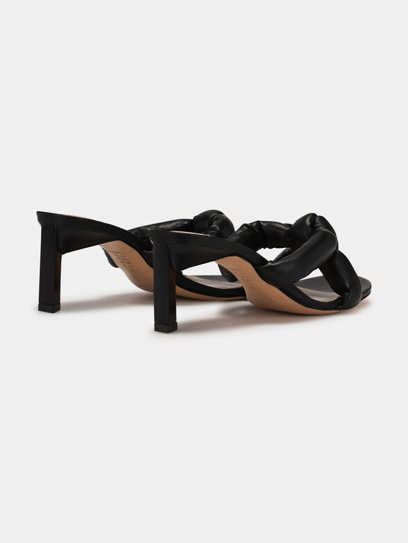 Black heeled sandals - 3