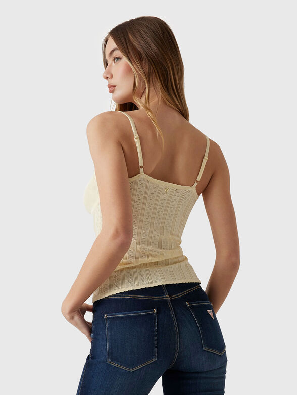 POINTELLE REINA top in pink - 3