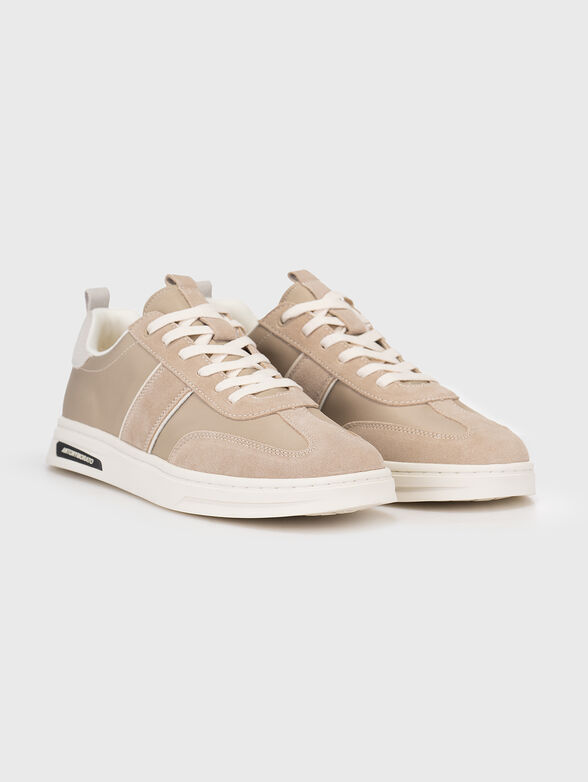 Sneakers with suede elements - 1