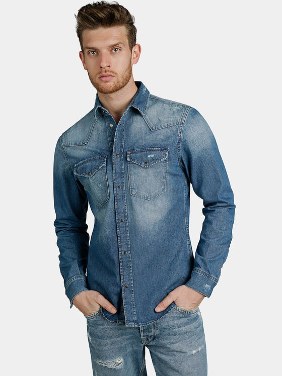 NOAH demin shirt - 1