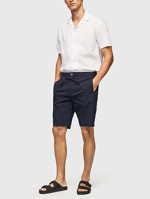 CASTLE striped shorts - 3