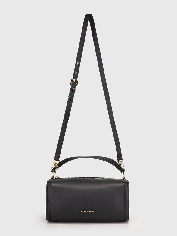 Leather crossbody bag in black - 2