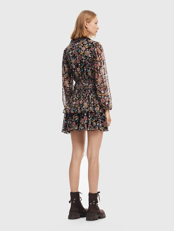 SANDALO mini dress with sheer effect - 1