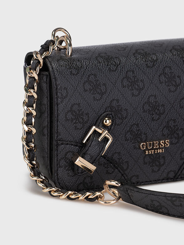 DIDI grey crossbody bag with monogram print - 5