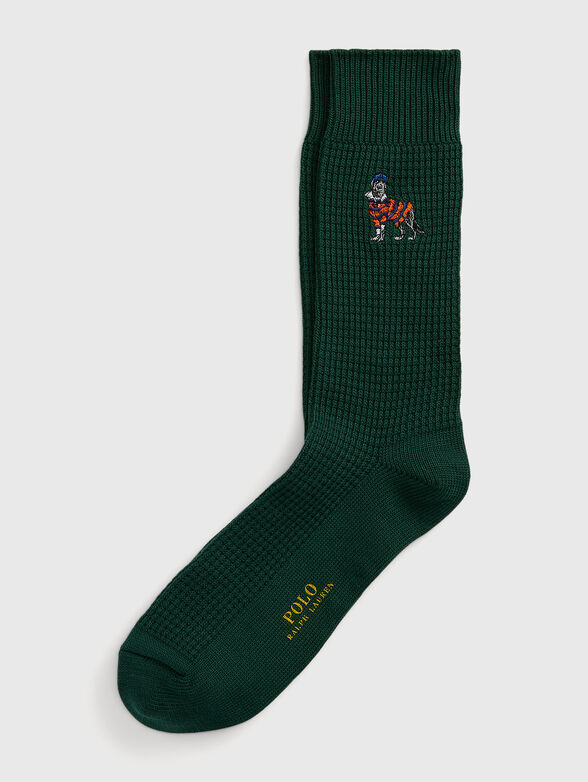 Cotton socks with POLO BEAR logo embroidery - 1