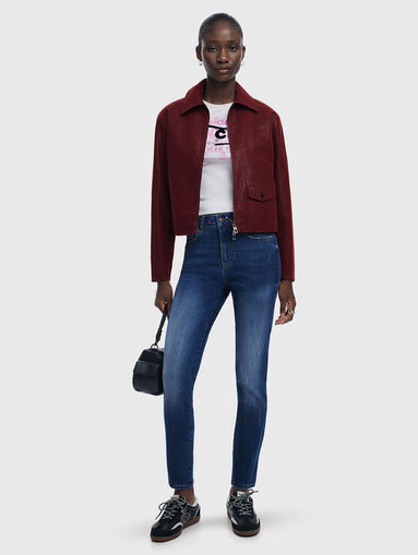 Slim jeans with embroidered details - 5