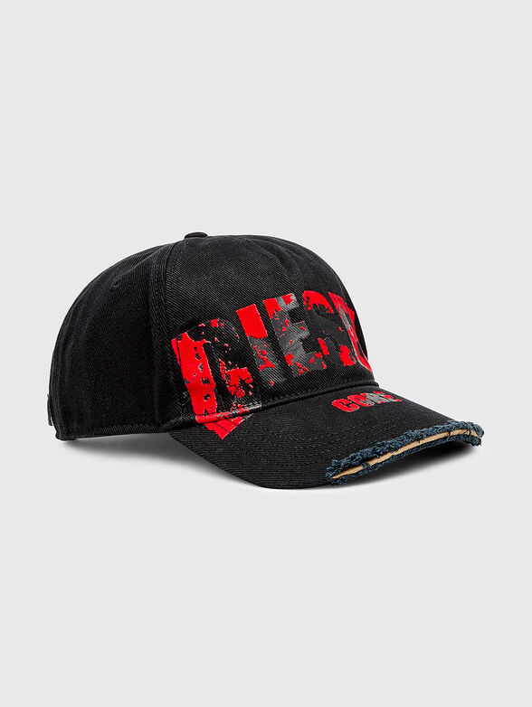 C-HASE baseball cap with contrast logo print - 0