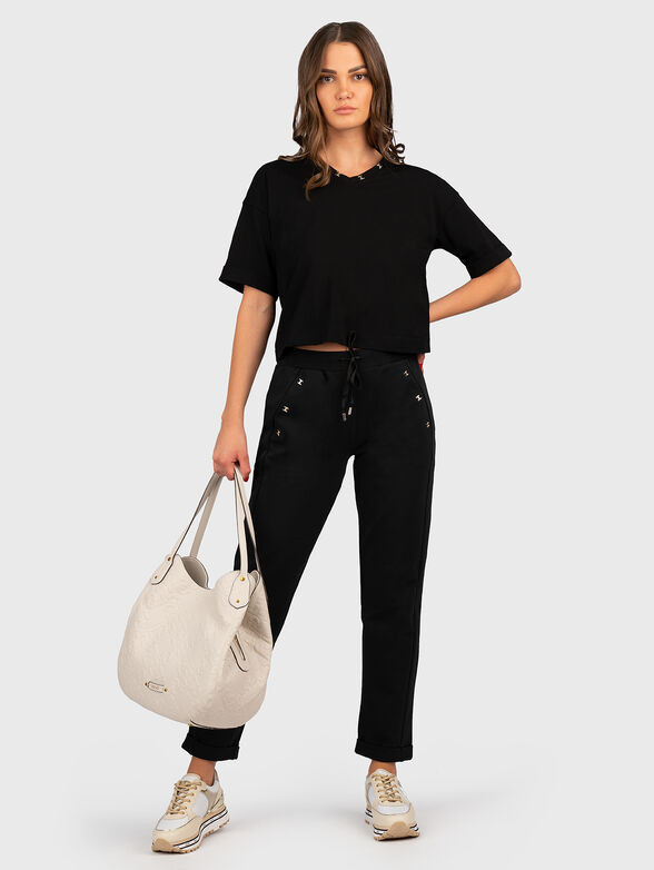 Sweatpants with golden details - 4