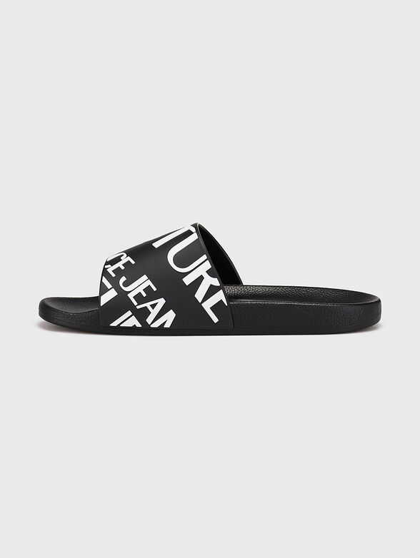 FONDO SLIDE slippers with logo accent - 4
