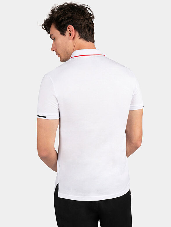 Cotton polo shirt with logo - 3
