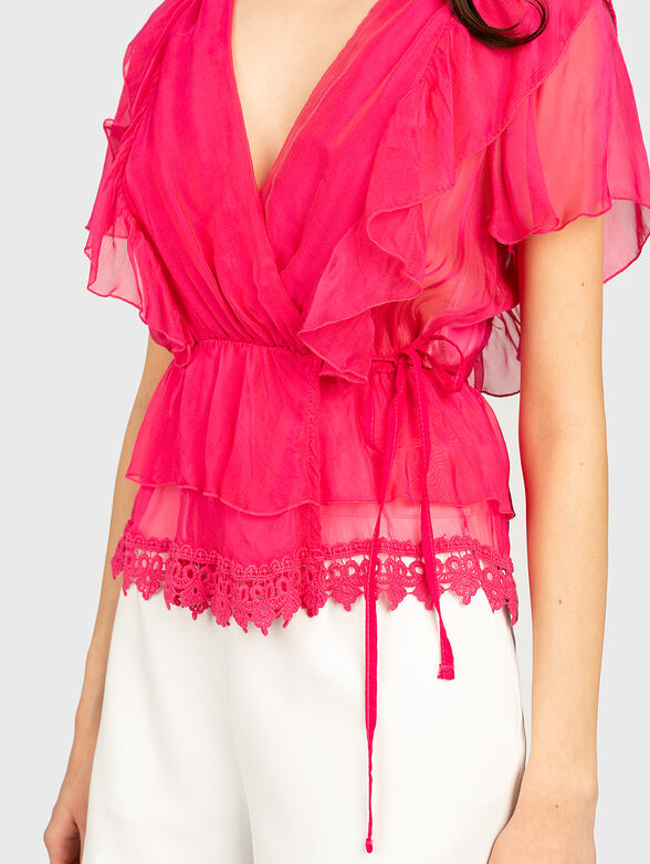SHERYL Silk blend top - 2
