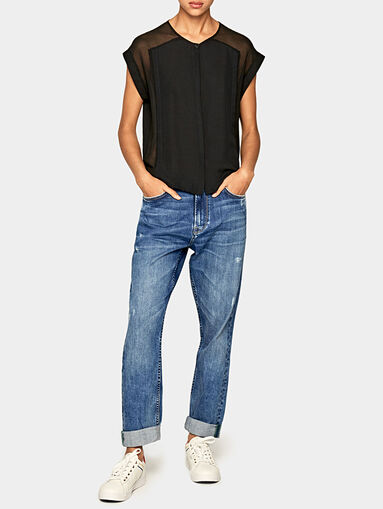 ERIN Top with sheer details - 5