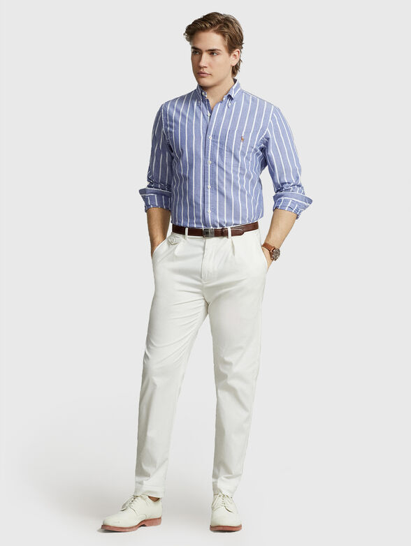 Blue striped shirt  - 1