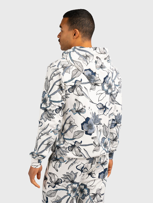 Cotton blend hooded sweatshirt - 2