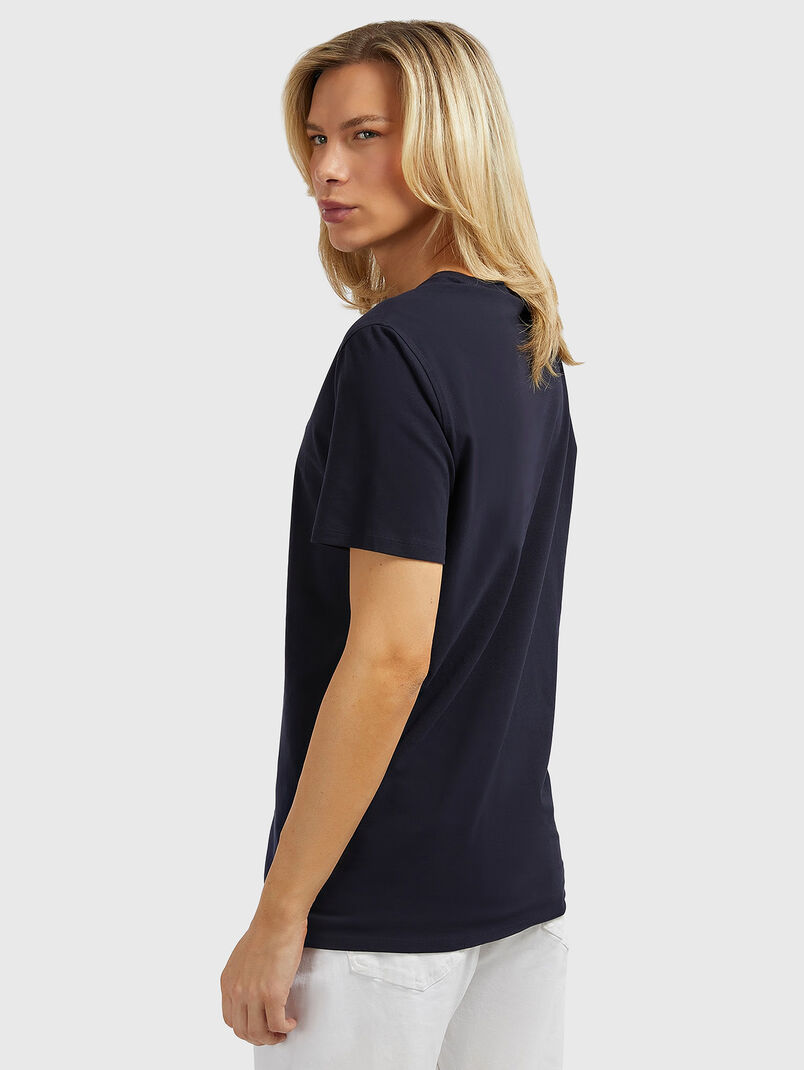 T-shirt with logo embroidery - 3