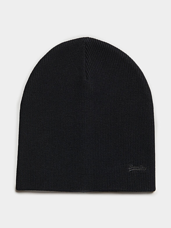 Knitted hat with logo embroidery - 1