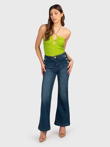Jeans with accent buttons - 4