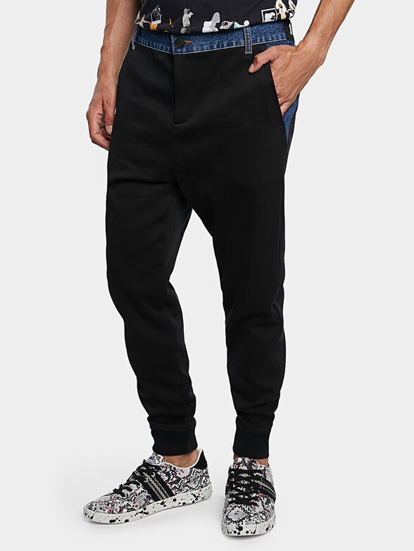 TADEO Pants with denim inserts - 1