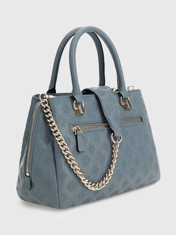 LA FEMME black handbag with metal logo - 2