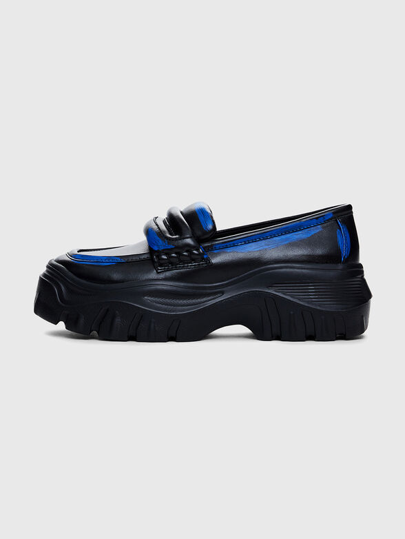 Moccasins with blue highlights - 0