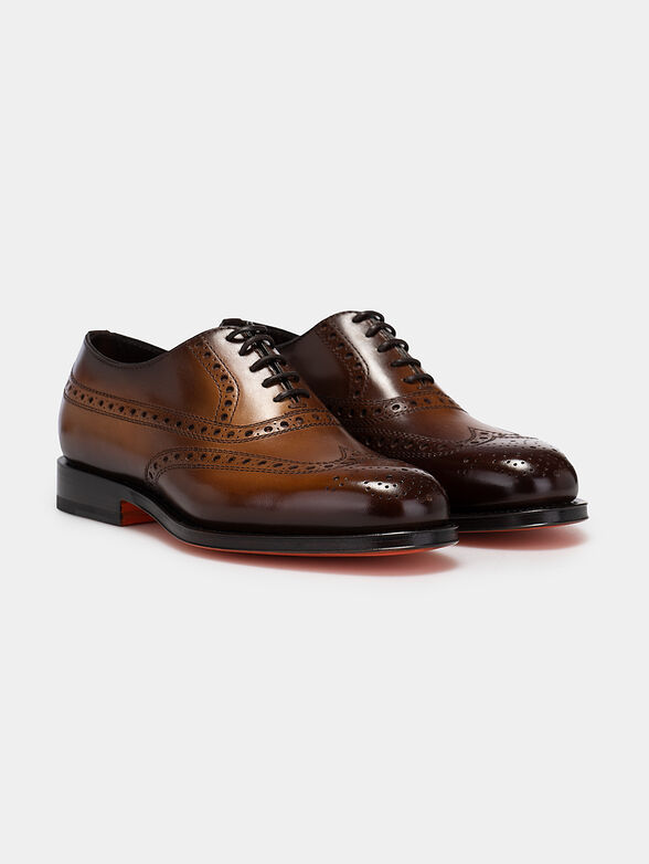 Oxford shoes in brown color - 2
