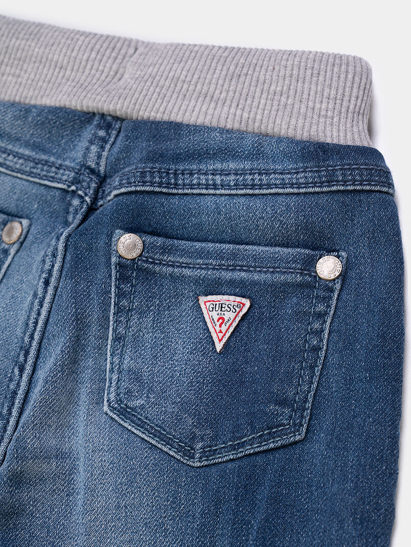Jeans with elastic waistband - 3