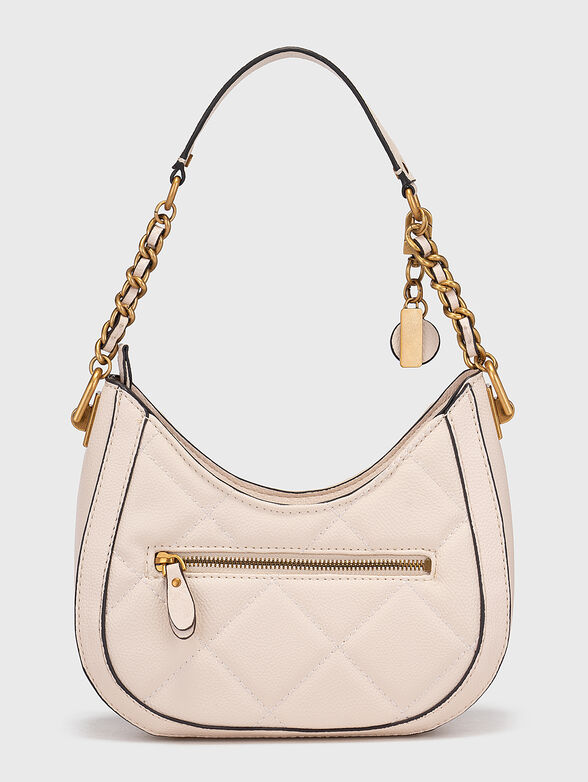 ABEY hobo bag in beige color with quilted effect - 2