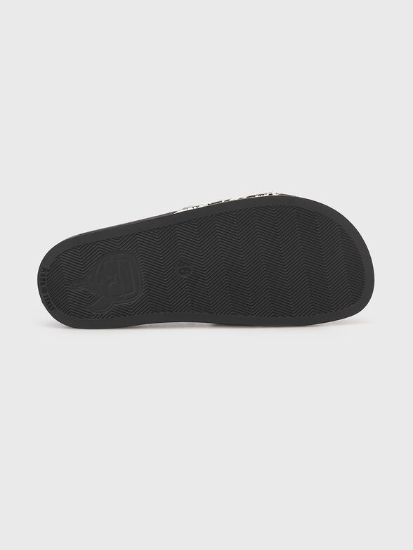 KONDO slippers with animal print - 4