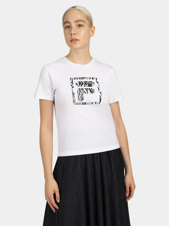 Λευκό μπλουζάκι BALE με λογότυπο - 1
