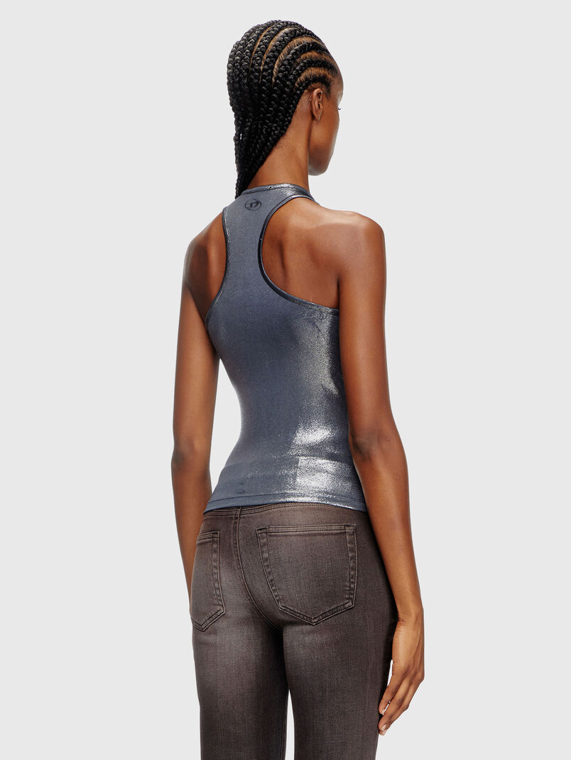 T-AMA top with metallic effect - 2