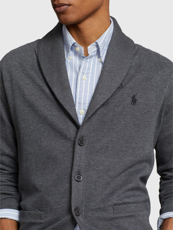 Cotton-blend cardigan  - 3