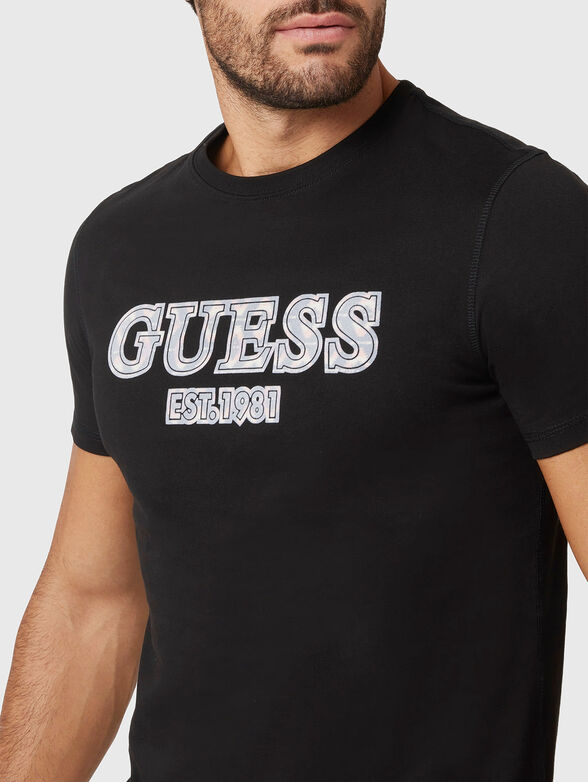 T-shirt with accent logo  - 4