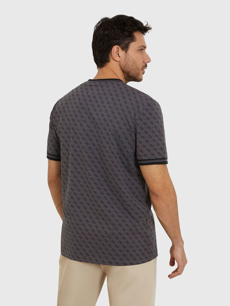 MARSHALL monogram logo print T-shirt  - 3