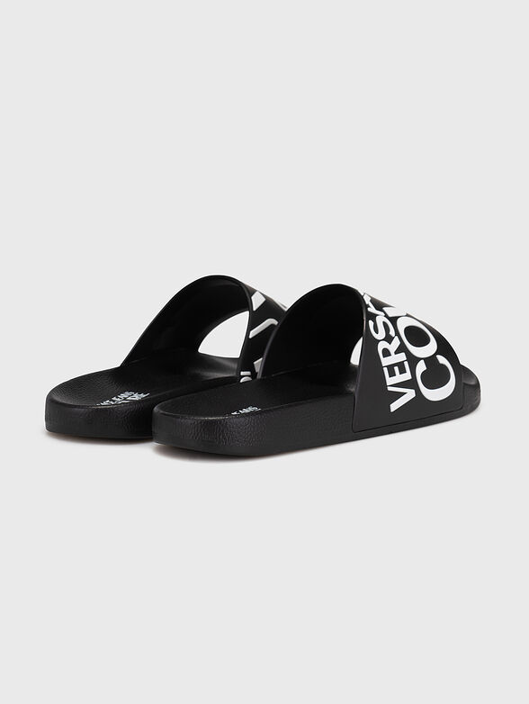 FONDO SLIDE slippers with logo accent - 3