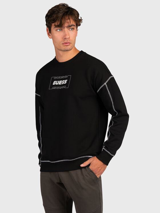 ALGER sports sweatshirt with contrast logo print - 1