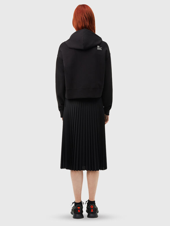 JUPE black pleated skirt - 2