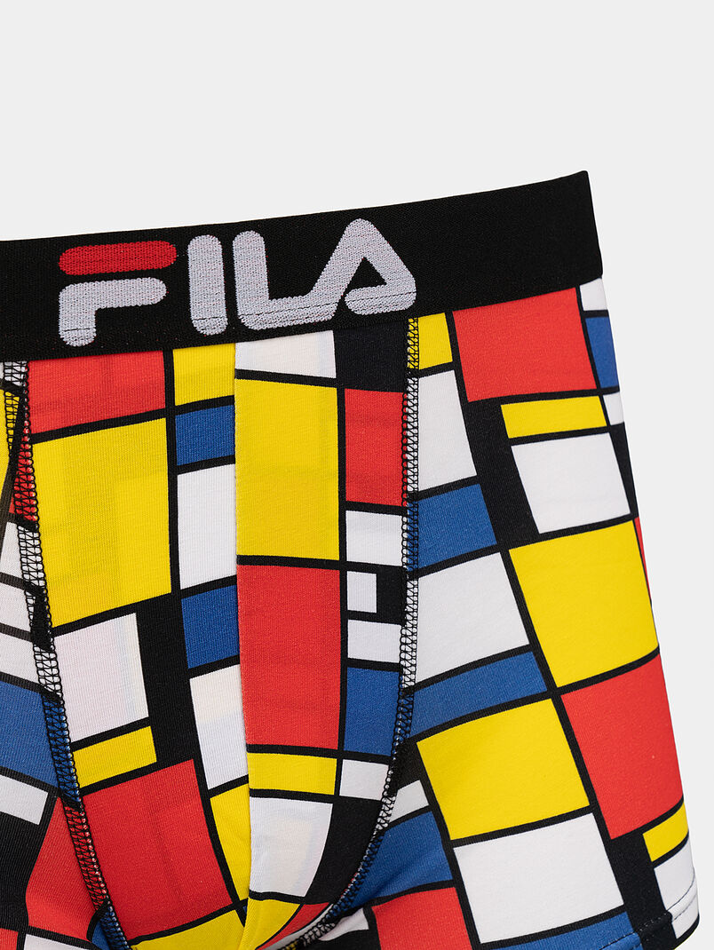 Trunks with geometric print - 3