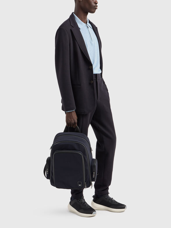 Cotton blazer with double-breasted fastening - 2