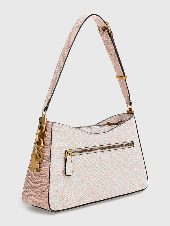 GINEVRA black bag with monogram logo print - 2