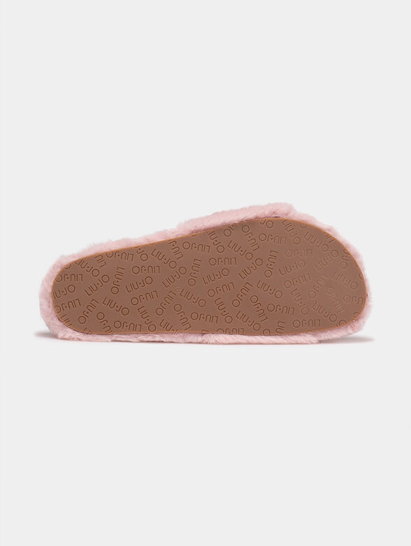 Black slippers SOFT 157 with logo - 5